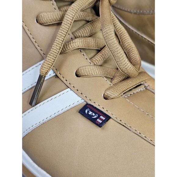 Phat Farm Mens Vintage Leather Tan Shoe Size 11 NOS NEW! Original Box - Picture 5 of 13
